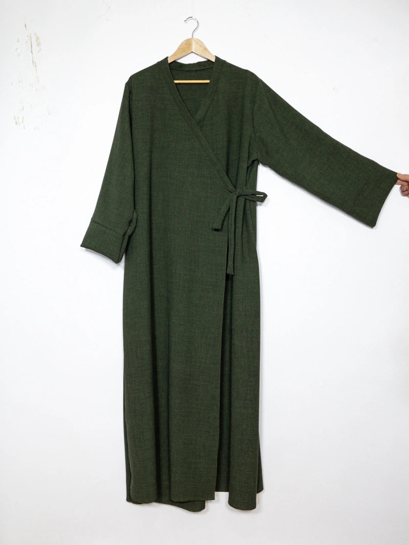 Abaya Tokyo - moderne avec un nœud stylé et des manches larges