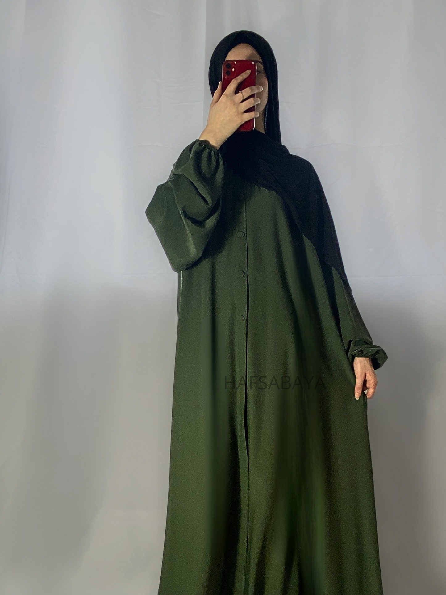 Abaya Elena - Élégance moderne et coupe fluide