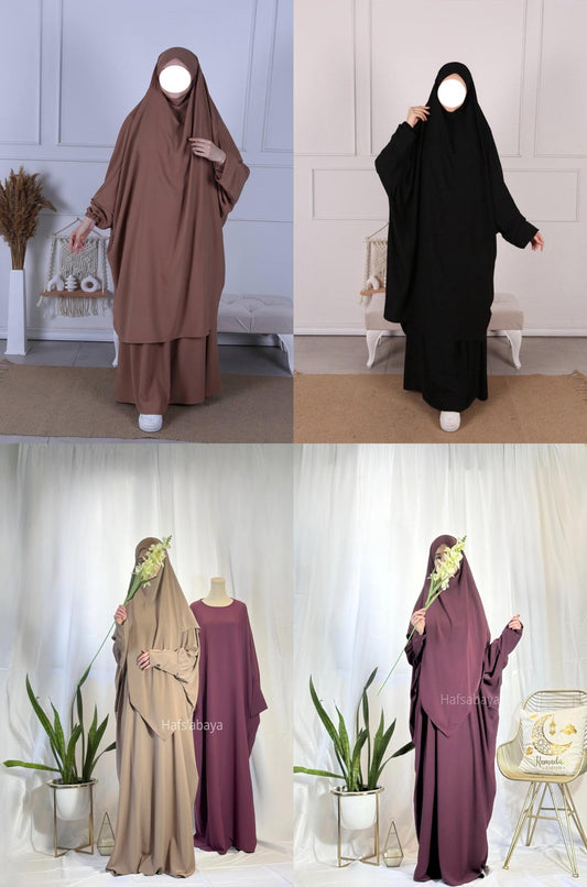 Bundle Découverte : 2 Jilbeb + 2 Ensembles Abaya & Khimar