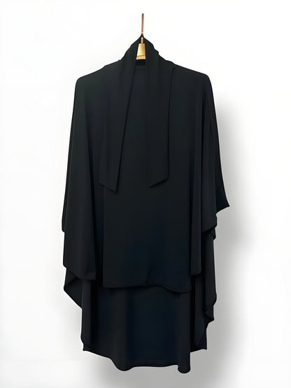 Khimar carré en jersey