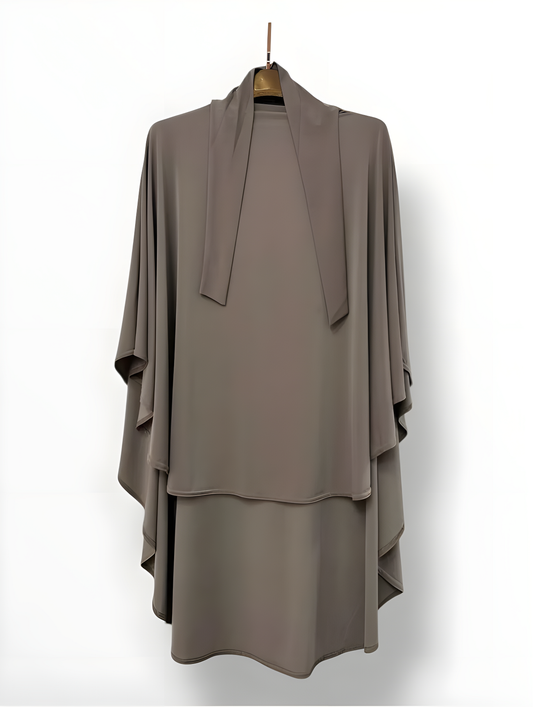 Khimar carré en jersey